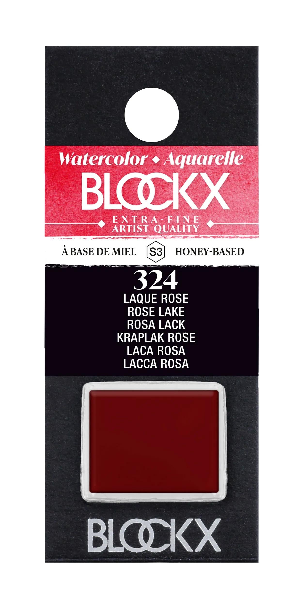 Extra-fine half-godet watercolor - Pink lacquer 324 (Pack x3)