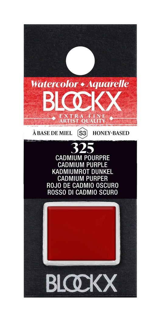 Extra-fine half-godet watercolor - Purple Cadmium 325 (Pack x3)
