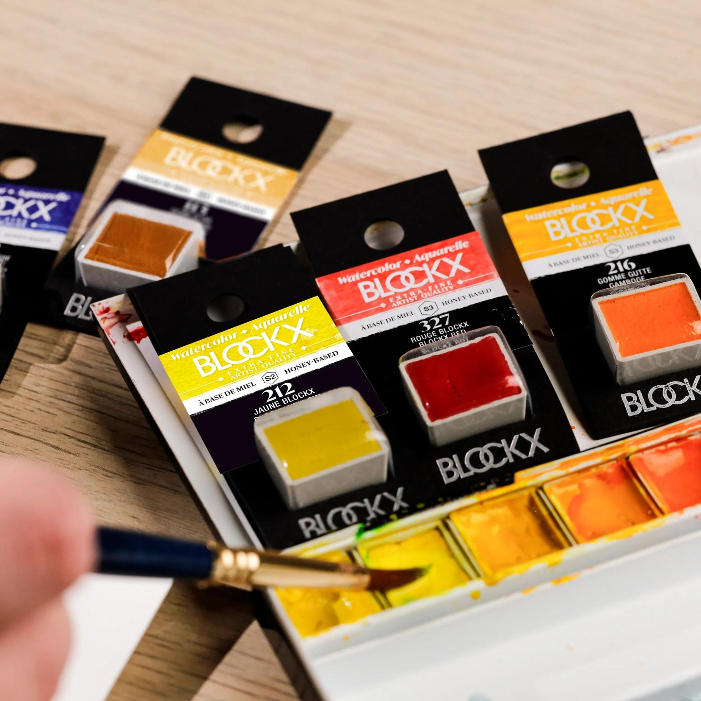 Extra-fine watercolor half-godet - Red blockx 327 (Pack x3)