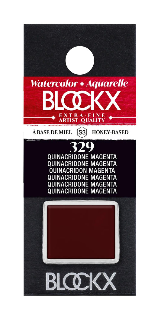 Extra-fine watercolor semi-godet - Quinacridone magenta 329 (Pack x3)