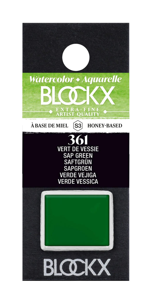 Aquarelle extra-fine half-godet - Green bladder 361 (Pack x3)