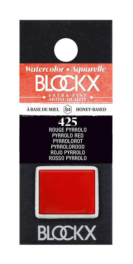 Extra-fine watercolor semi-godet - Red pyrrholo 425 (Pack x3)