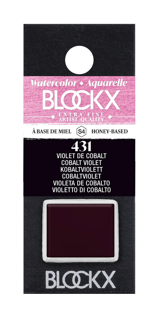 Extra-fine half-godet watercolor - Cobalt violet 431 (Pack x3)