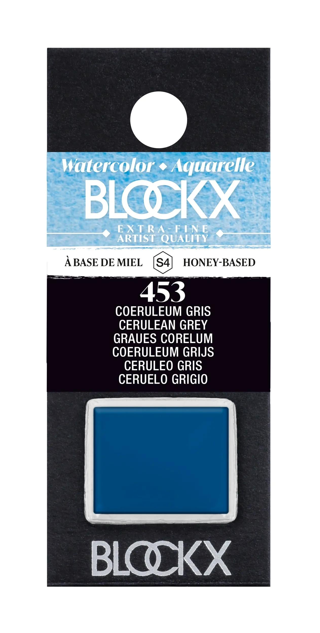 Extra-fine watercolor semi-godet - Coeruleum grey 453 (Pack x3)