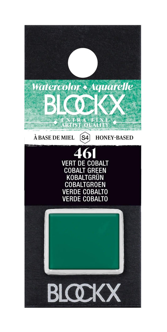 Aquarelle extra-fine half-godet - Cobalt green 461 (Pack x3)