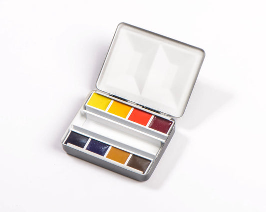 Aquarelle Bijou box 8 half-godets