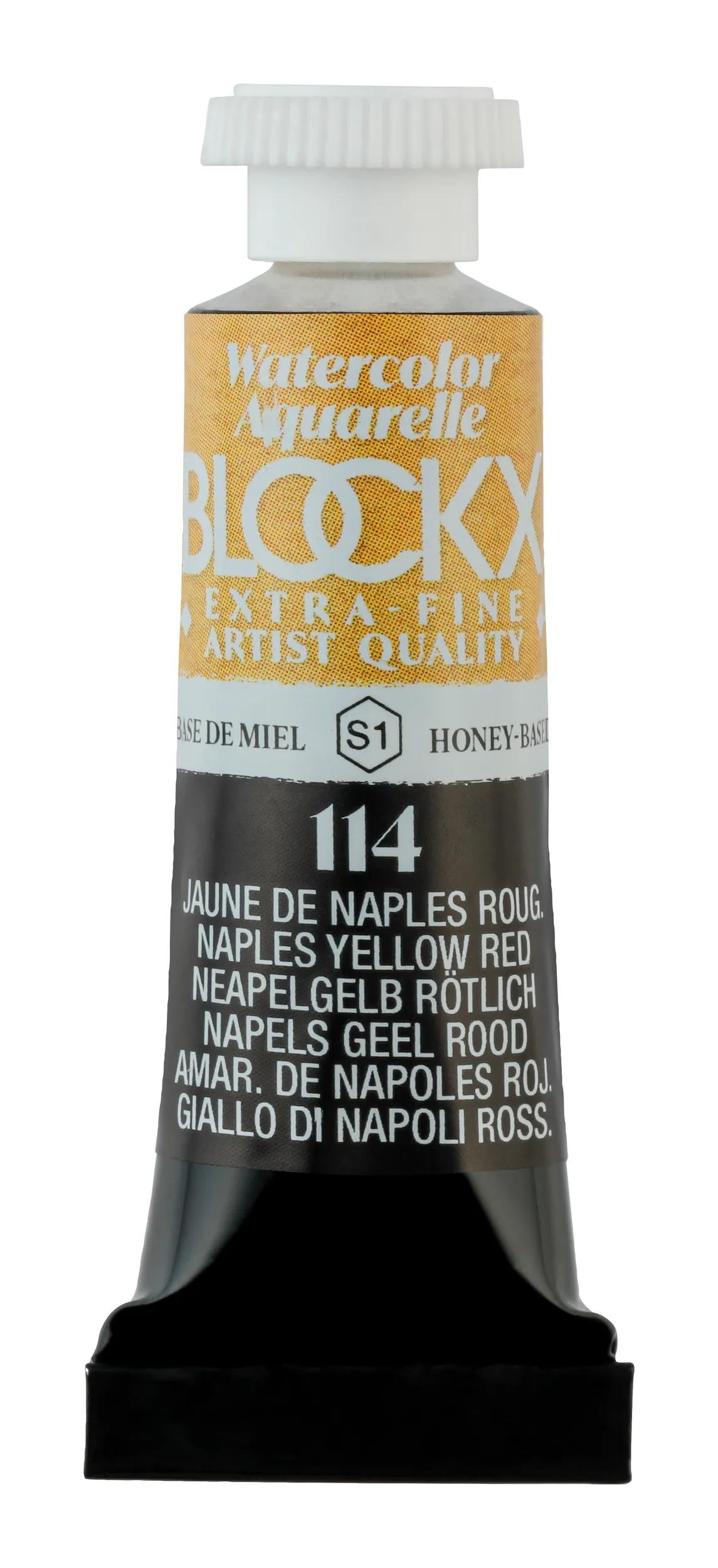 Extra-fine watercolor tube 5ml - Reddish Naples yellow 114 (Pack x3)