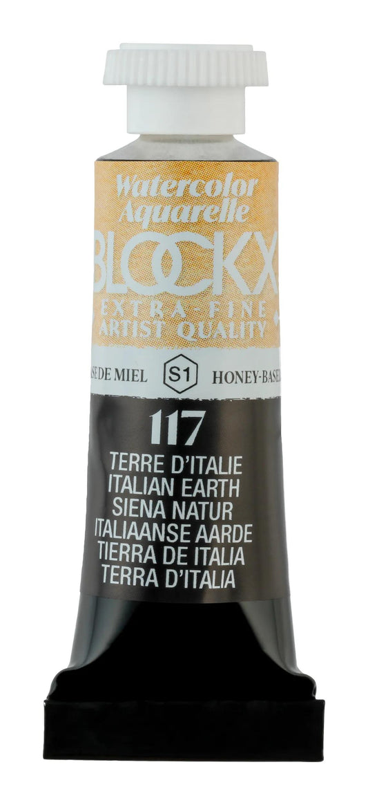 Extra-fine watercolor tube 5ml - Earth Italy 117 (Pack x3)