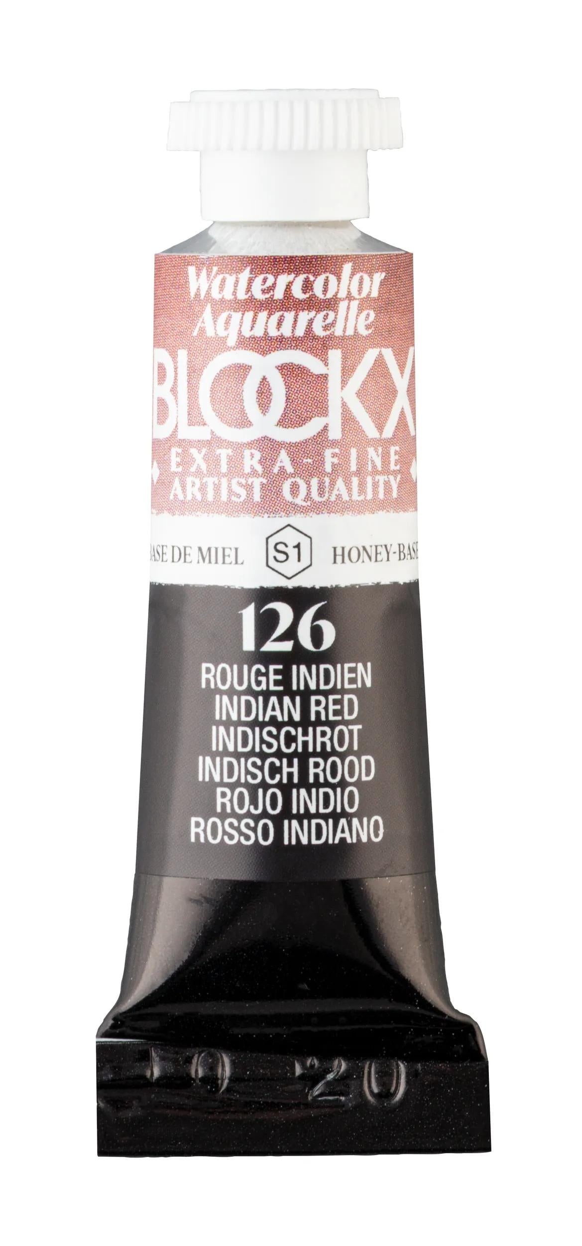 Extra-fine watercolor tube 5ml - Indian Red 126 (Pack x3)
