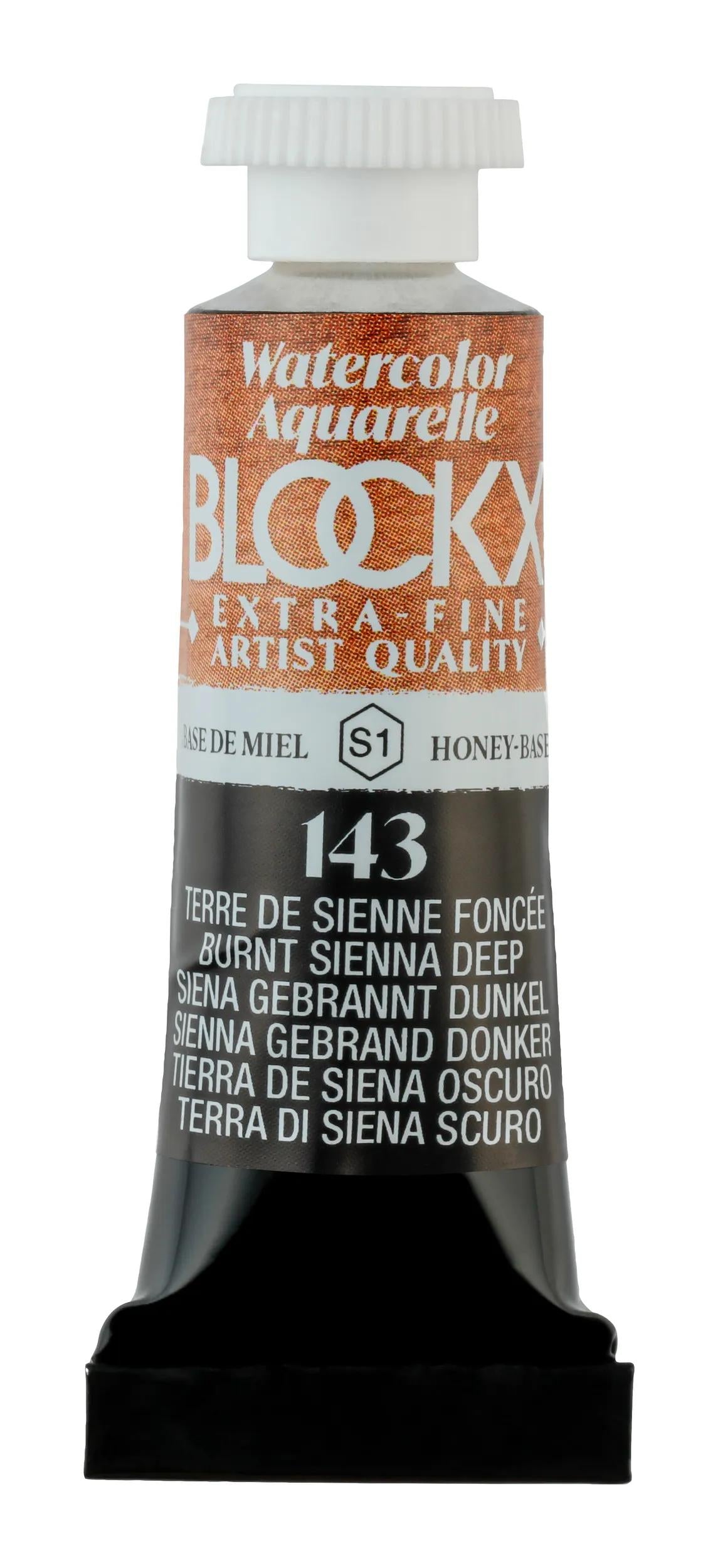 Extra-fine watercolor tube 5ml - Dark Siena Earth 143 (Pack x3)