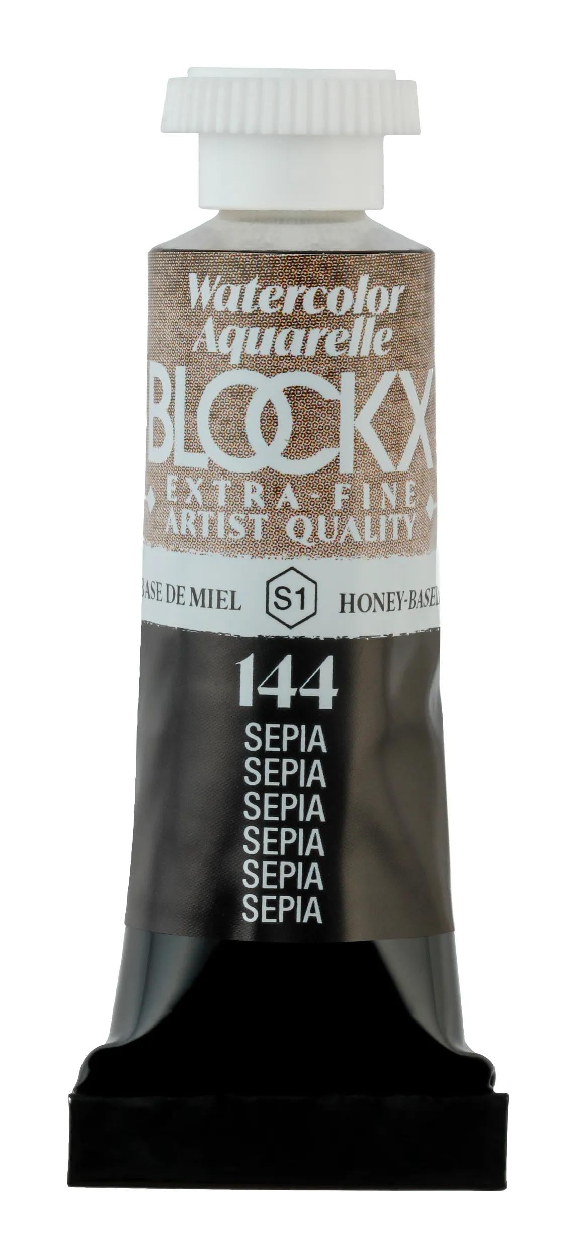 Extra-fine watercolor tube 5ml - Sépia 144 (Pack x3)