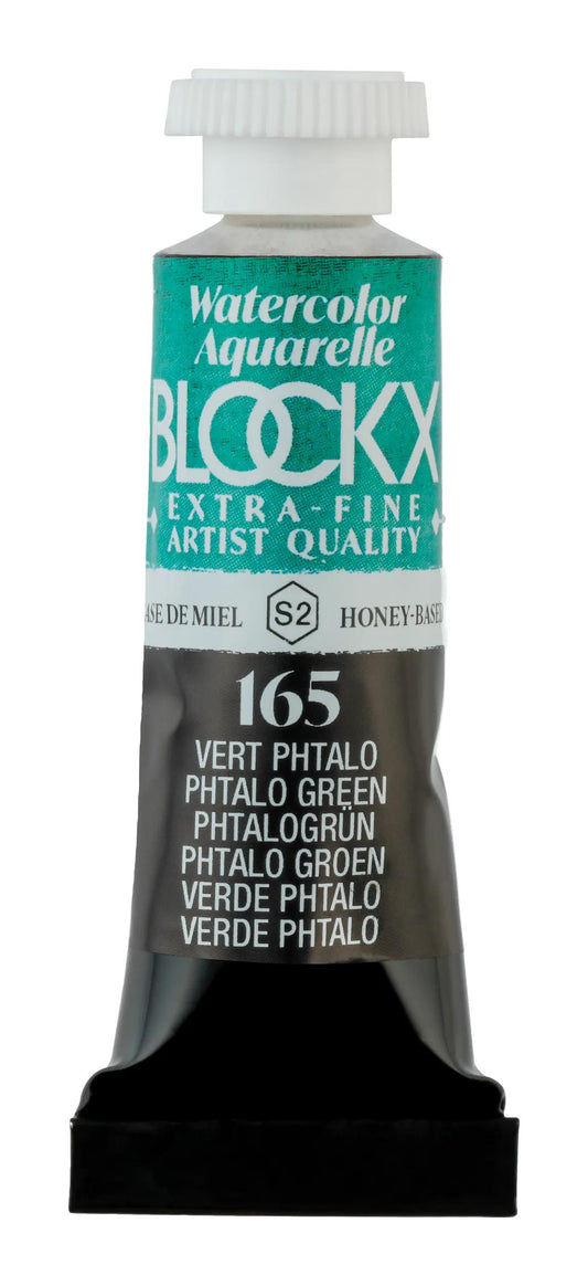 Extra fine watercolor tube 5ml - Green phthalo 165 (Pack x3)