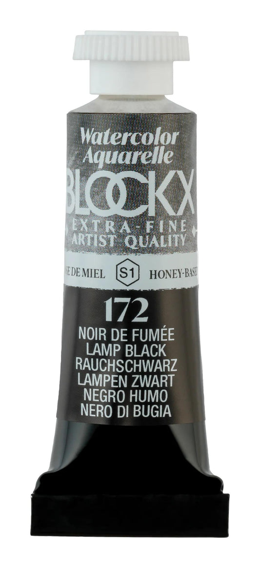 Extra-fine watercolor tube 5ml - Smoke black 172 (Pack x3)