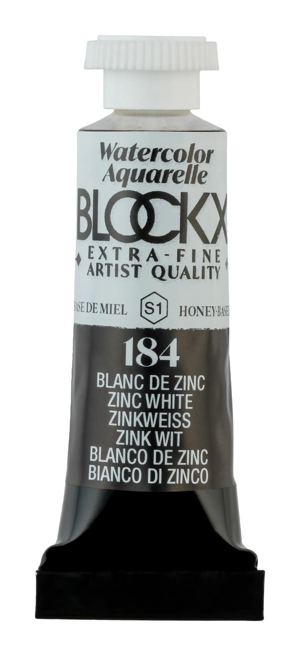 Extra-fine watercolor tube 5ml - Zinc white 184 (Pack x3)