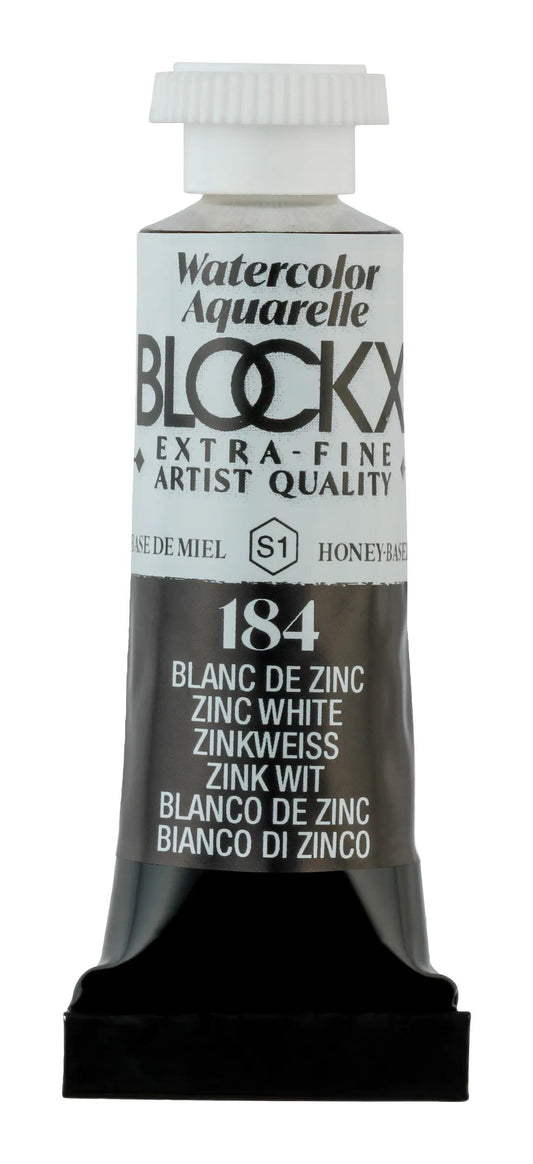 Extra-fine watercolor tube 5ml - Zinc white 184 (Pack x3)