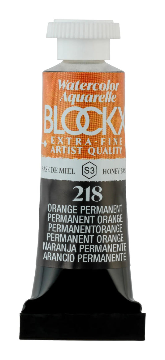 Extra-fine watercolor tube 5ml - Permanent orange 218 (Pack x3)