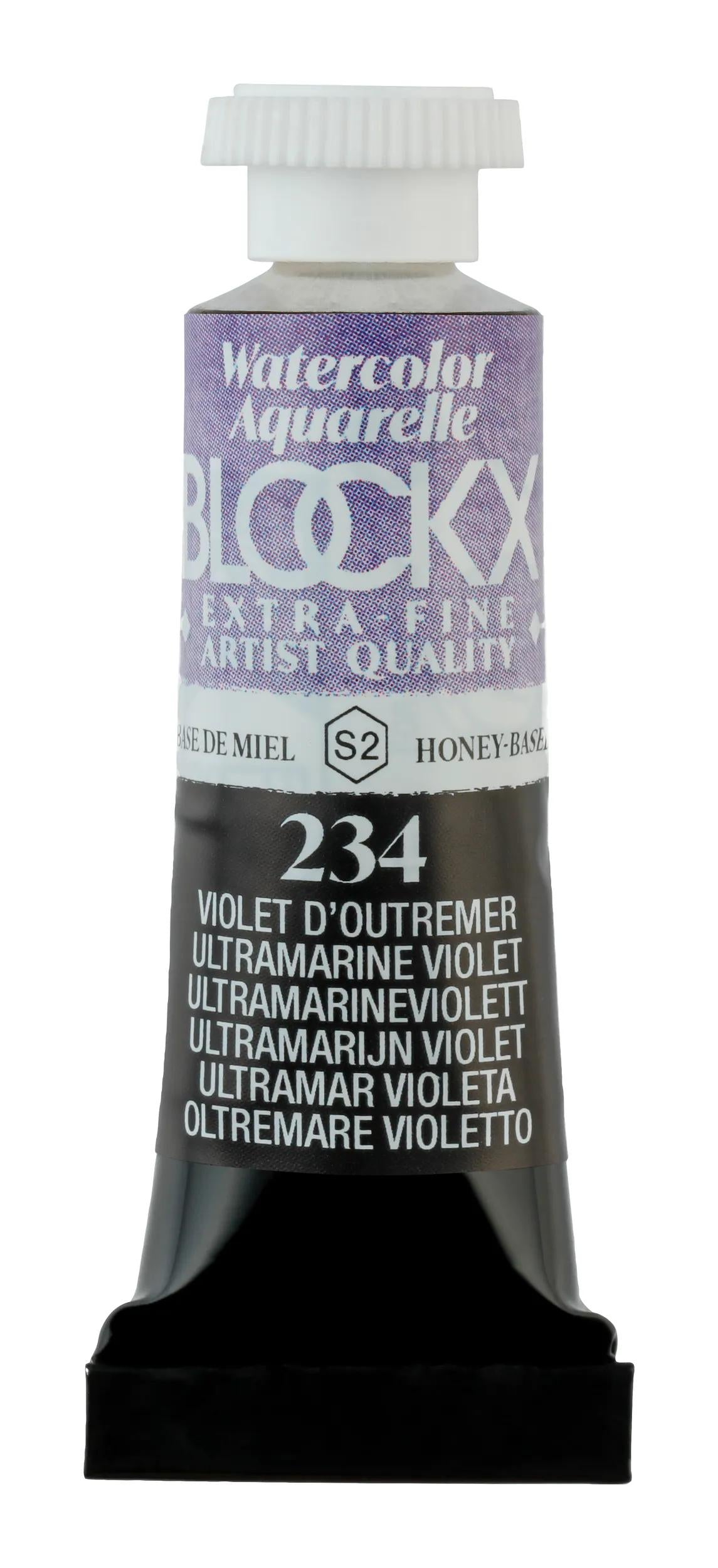 Extra-fine watercolor tube 5ml - Overseas violet 234 (Pack x3)