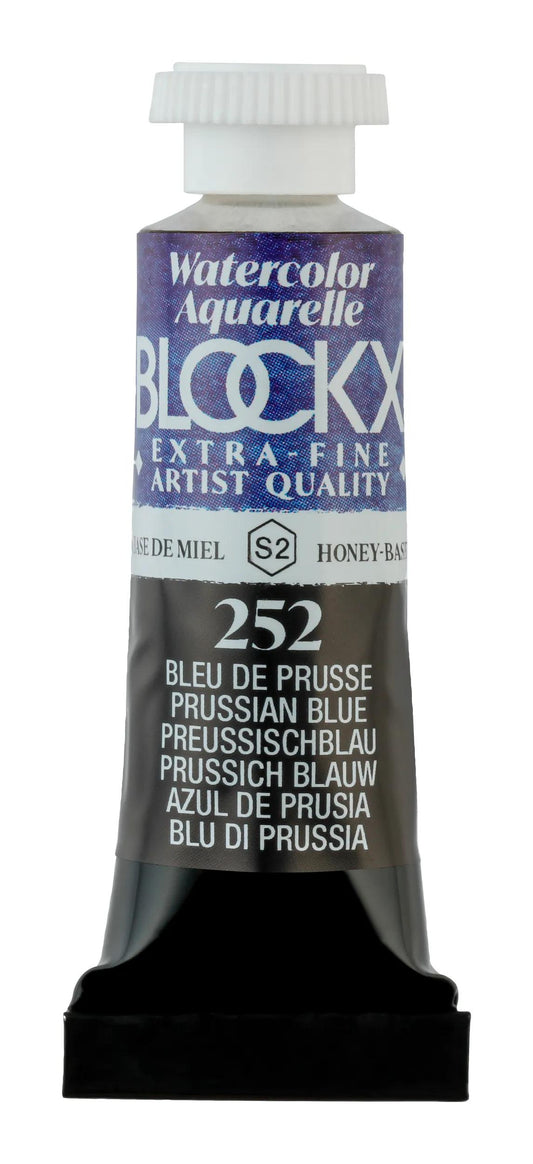 Extra-fine watercolor tube 5ml - Prussia Blue 252 (Pack x3)