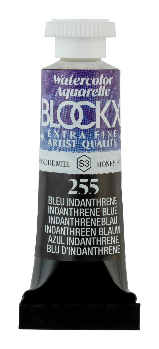 Extra-fine watercolor tube 5ml - Indanthrene blue 255 (Pack x3)