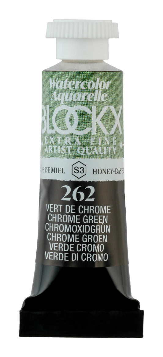 Extra-fine watercolor tube 5ml - Chrome Green 262 (Pack x3)