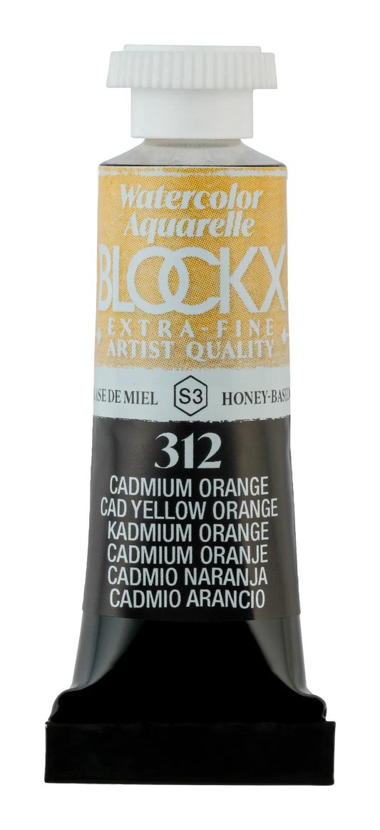 Extra-fine watercolor tube 5ml - Cadmium orange 312 (Pack x3)