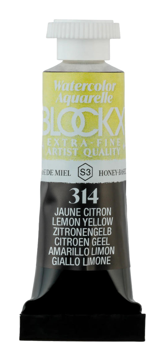 Extra-fine watercolor tube 5ml - Yellow lemon 314 (Pack x3)