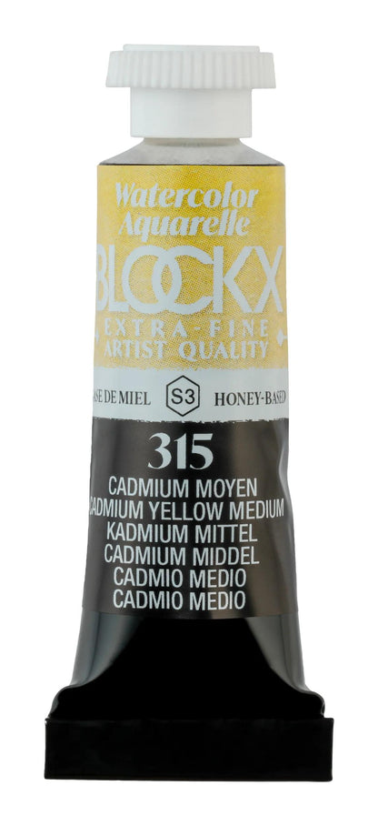 Extra feine Aquarellröhre 5ml - Medium Cadmium (3er-Pack)