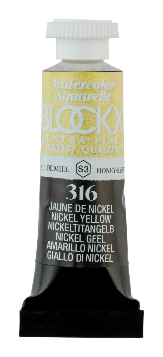Extra-fine watercolor tube 5ml - Nickel yellow 316 (Pack x3)