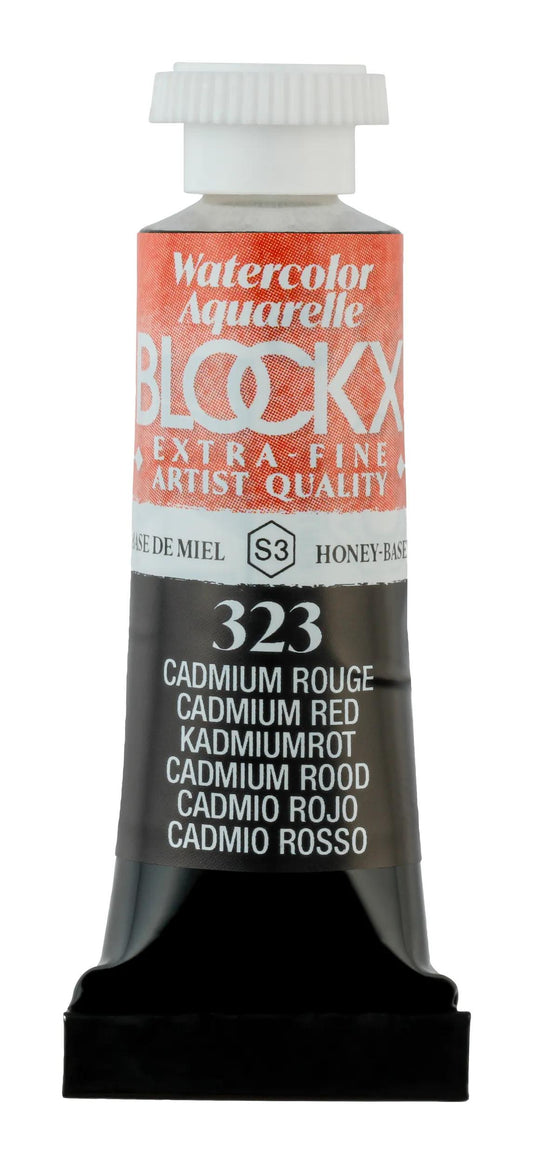 Extra-fine watercolor tube 5ml - Red Cadmium 323 (Pack x3)