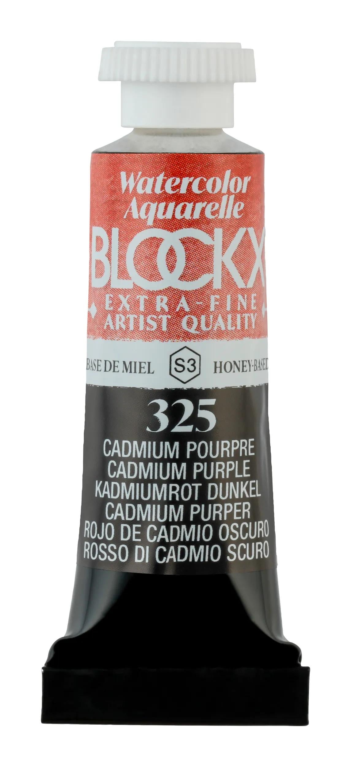 Extra-fine watercolor tube 5ml - Purple Cadmium 325 (Pack x3)