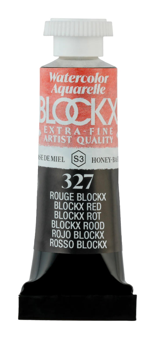 Extra-fine watercolor tube 5ml - Red blockx 327 (Pack x3)