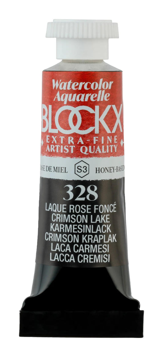 Extra-fine watercolor tube 5ml - Dark pink lacquer 328 (Pack x3)