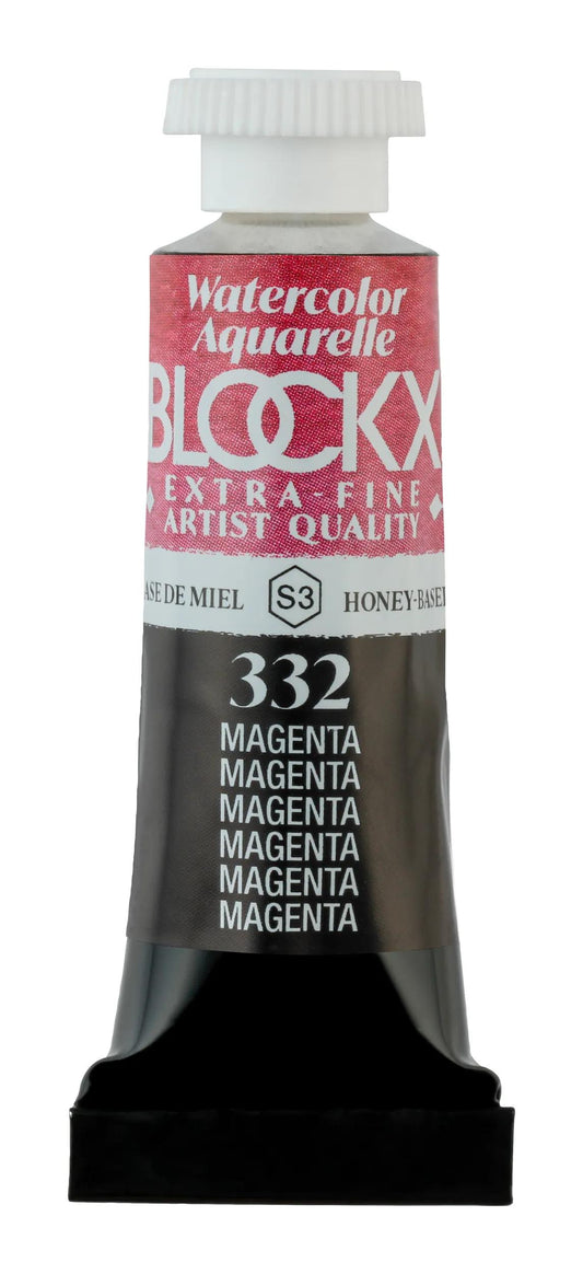 Extra-fine watercolor tube 5ml - Magenta 332 (Pack x3)