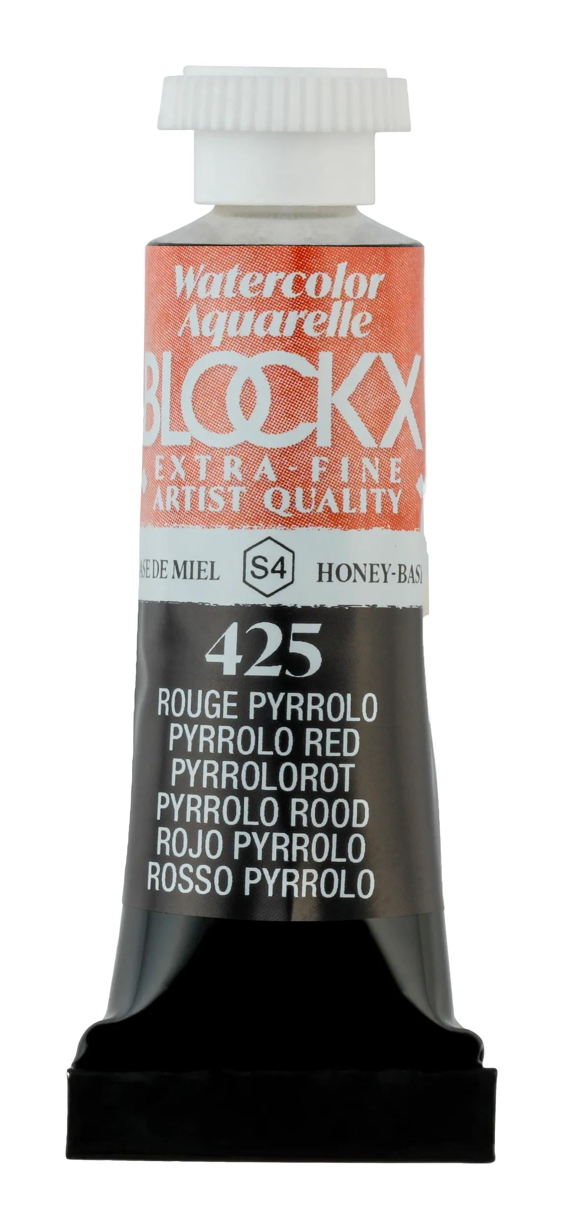 Extra-fine watercolor tube 5ml - Red pyrrholo 425 (Pack x3)