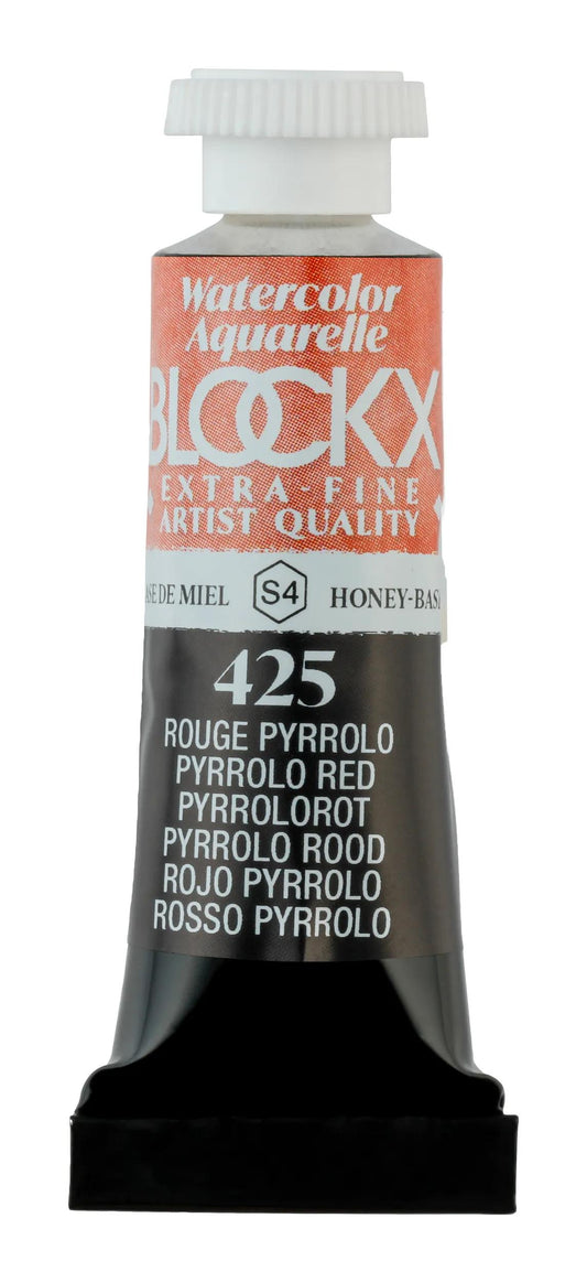 Extra-fine watercolor tube 5ml - Red pyrrholo 425 (Pack x3)