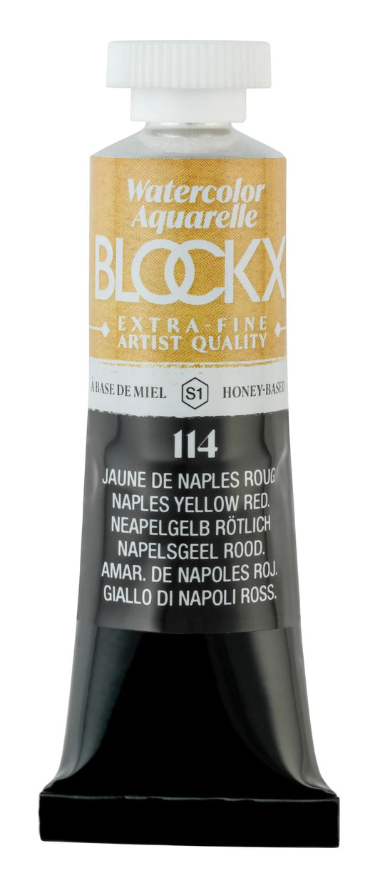 Extra-fine watercolor tube 15ml - Reddish Naples yellow 114 (Pack x3)