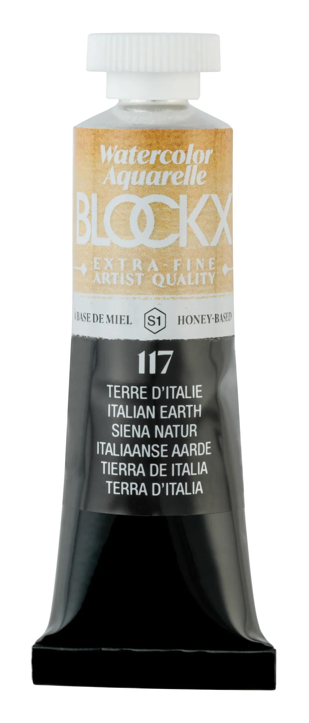 Extra-fine watercolor tube 15ml - Earth Italy 117 (Pack x3)