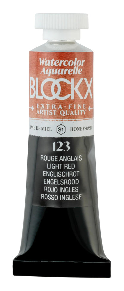Extrafeine Aquarellröhre 15ml - Englisch Rot (3er-Pack)