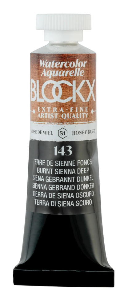 Extra-fine watercolor tube 15ml - Dark Siena Earth (lot de 3)