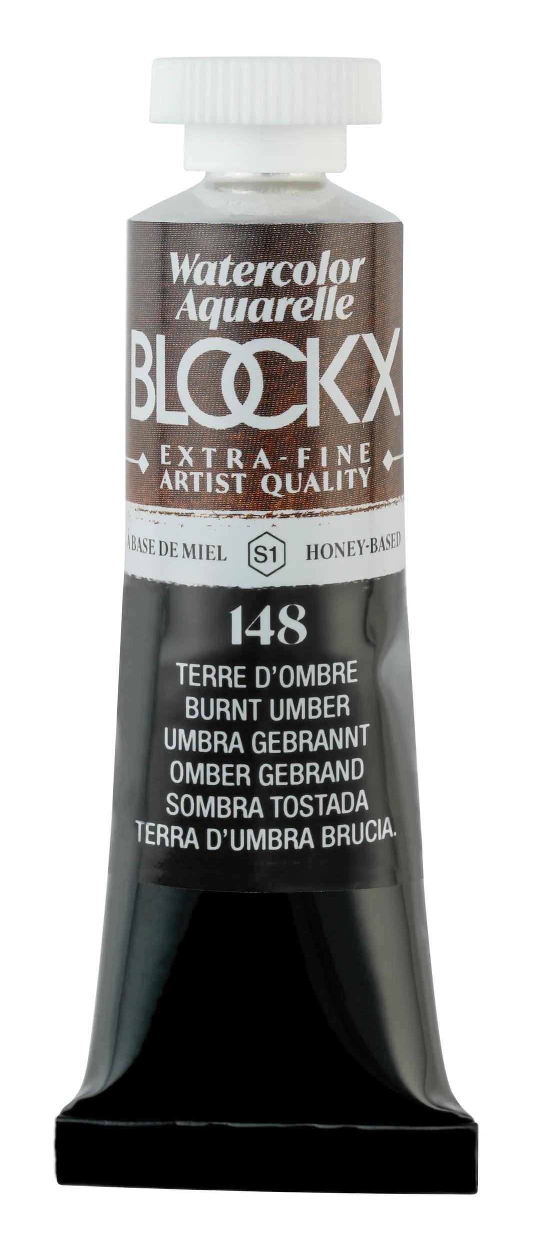 Extra-fine watercolor tube 15ml - Dark earth 148 (Pack x3)