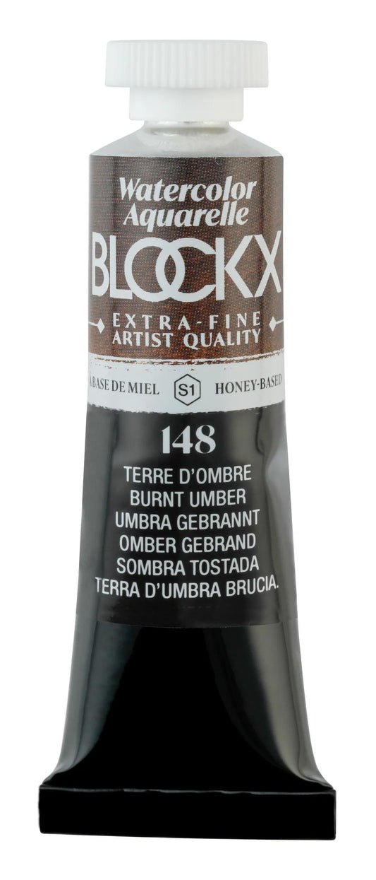 Extra-fine watercolor tube 15ml - Dark earth 148 (Pack x3)