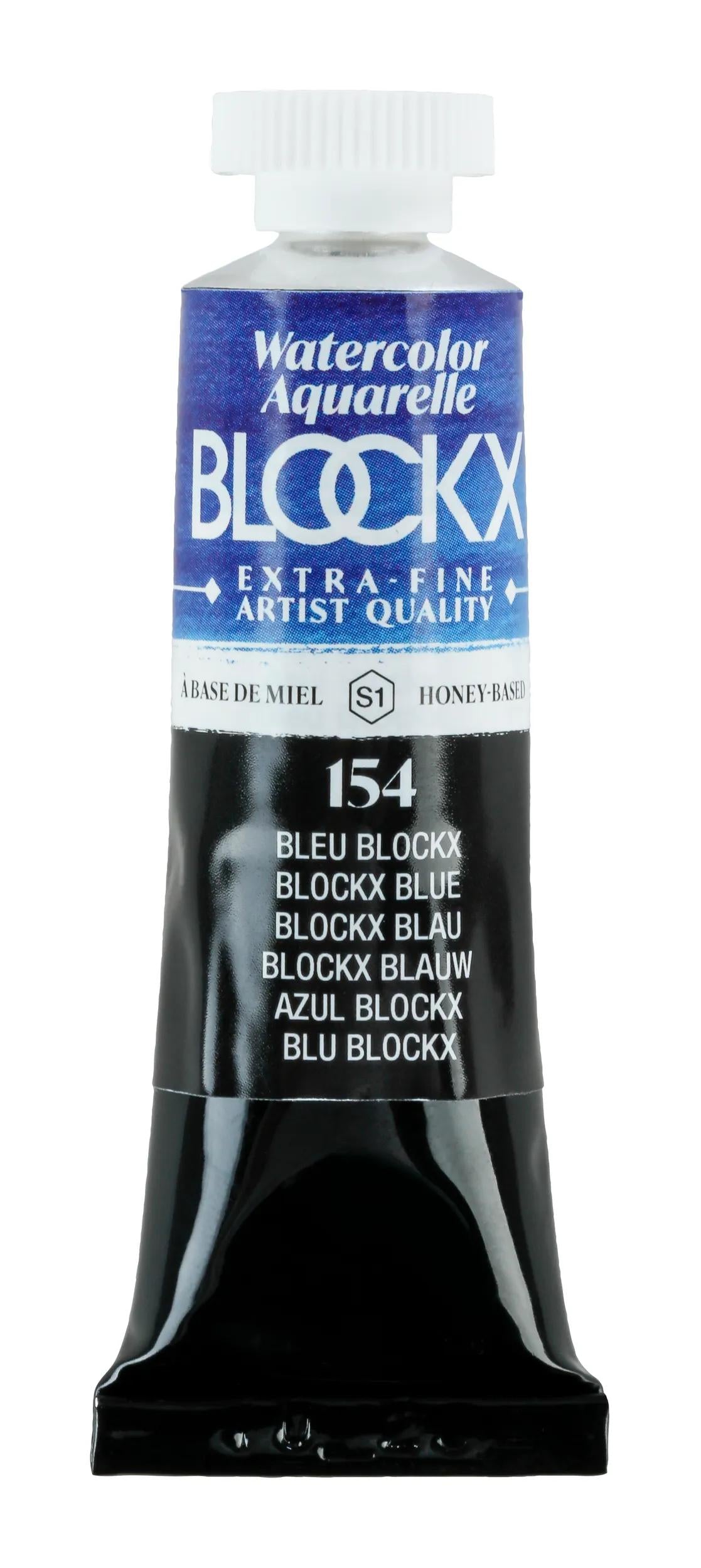 Extra-fine watercolor tube 15ml - Blue blockx 154 (Pack x3)