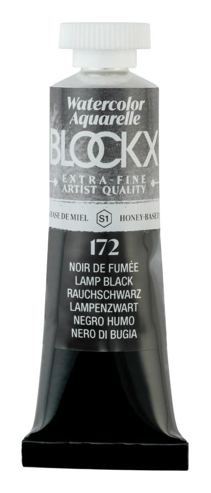 Extrafeine Aquarellröhre 15ml - Rauch schwarz (3er-Pack)