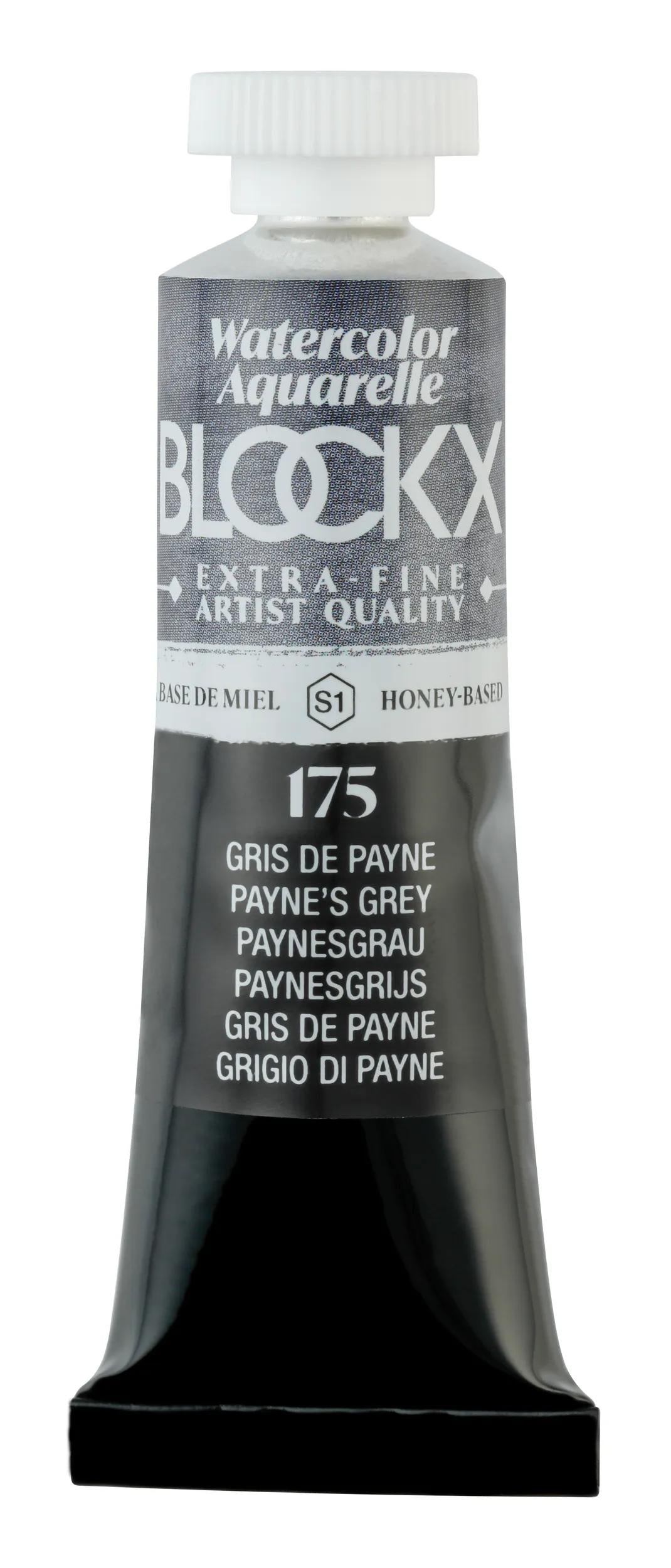 Extra-fine watercolor tube 15ml - Payne Grey 175 (Pack x3)