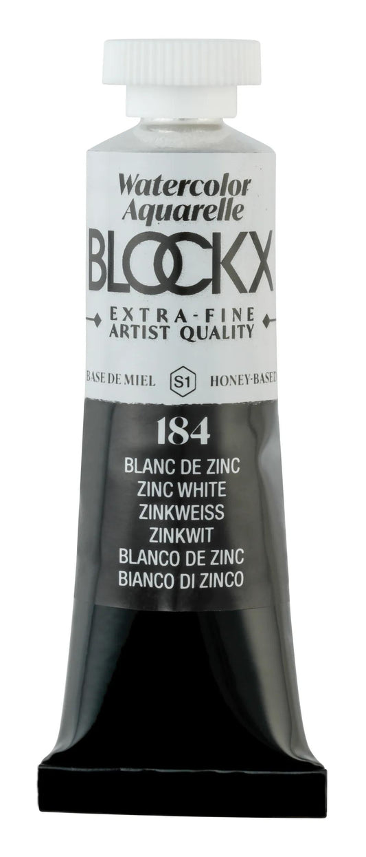 Extra-fine watercolor tube 15ml - Zinc white 184 (Pack x3)