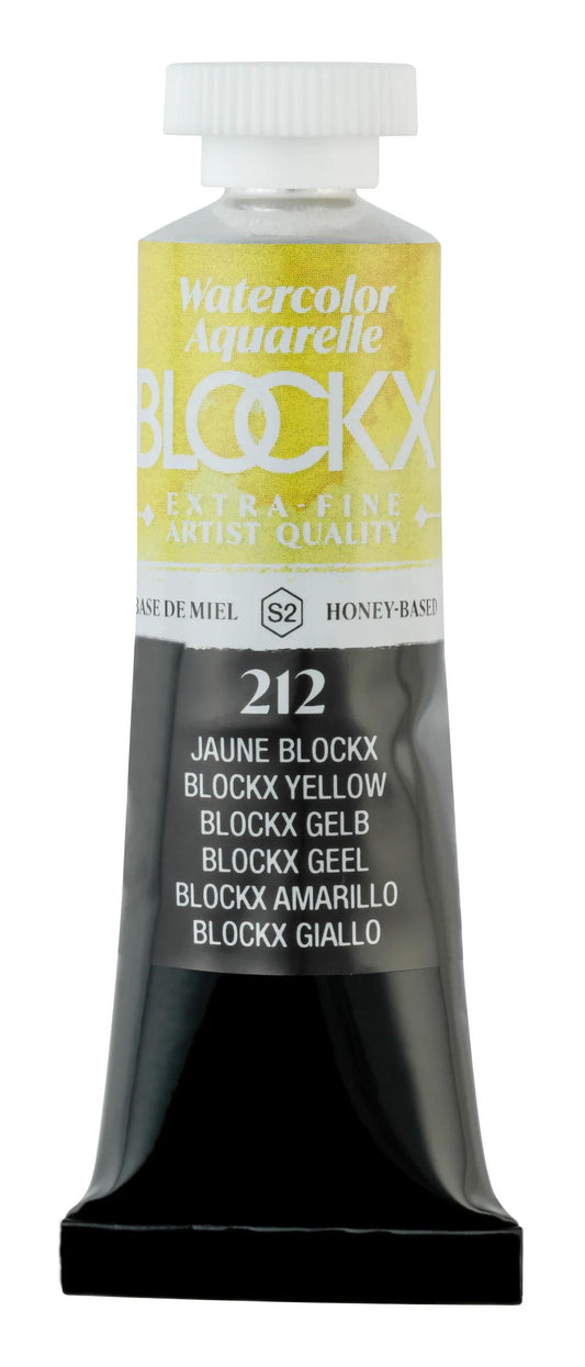 Extra-fine watercolor tube 15ml - Yellow blockx 212 (Pack x3)