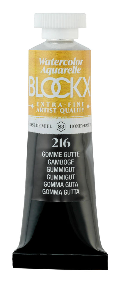 Extra-fine watercolor tube 15ml - Gutte gum (lot de 3)