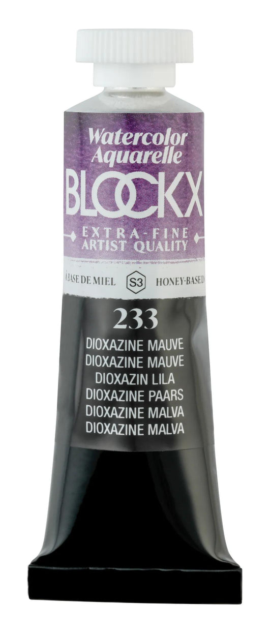 Extra-fine watercolor tube 15ml - Dioxazine purple 233 (Pack x3)