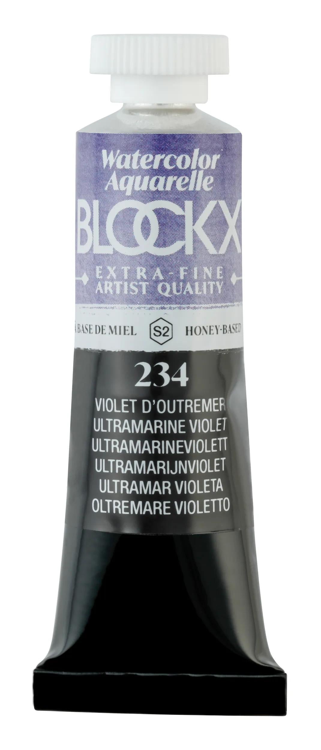 Extra-fine watercolor tube 15ml - Overseas violet 234 (Pack x3)