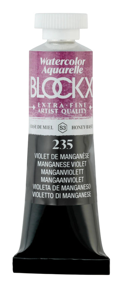 Tubo acquerello extrafine 15ml - viola manganese (confezione da 3)
